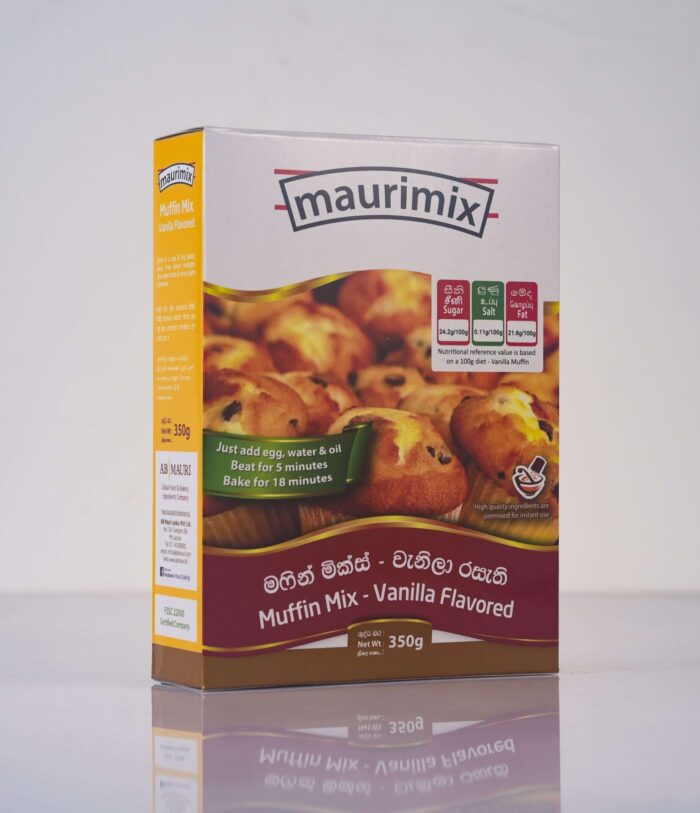 Maurimix Vanila Muffin Mix (350g/ 10Kg)