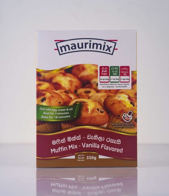 Maurimix Vanila Muffin Mix (350g/ 10Kg)